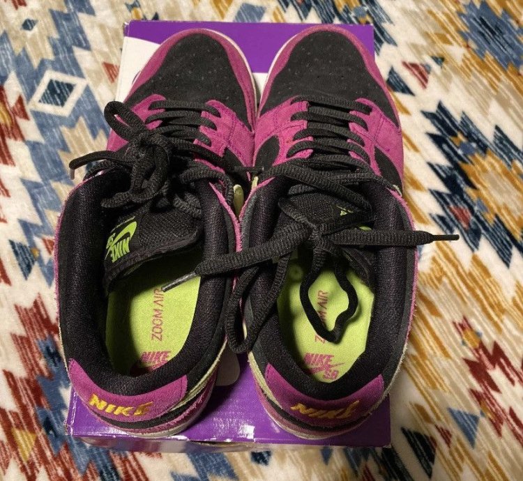 Nike Sb Dunk Low Pro Red Plum