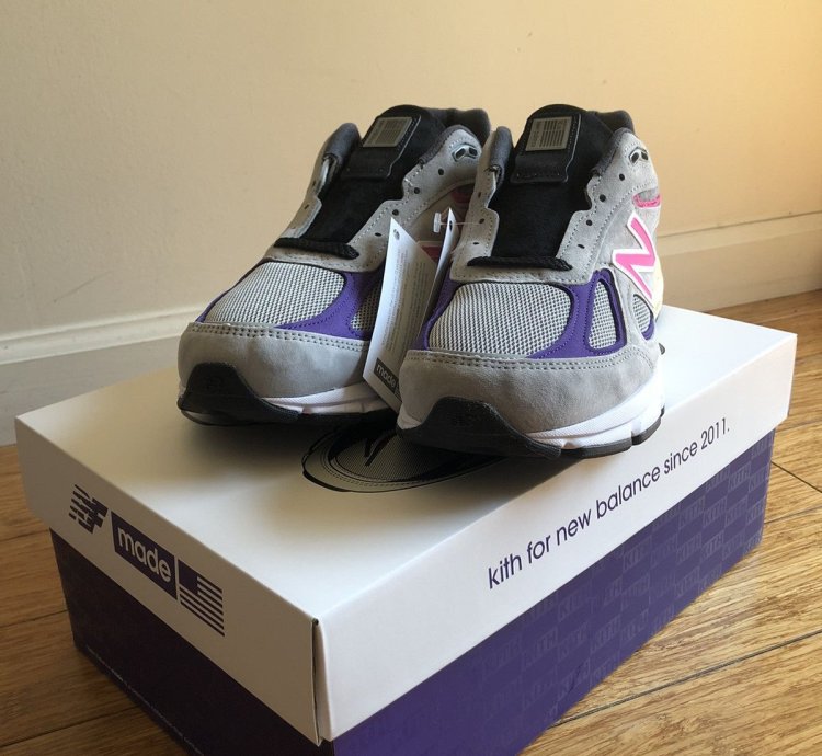 M990kt4 Kith United Arrows Sons Us 9 5 Grey Purple Pink