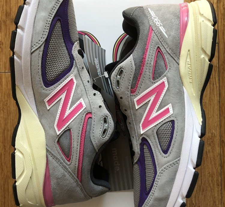 M990kt4 Kith United Arrows Sons Us 9 5 Grey Purple Pink