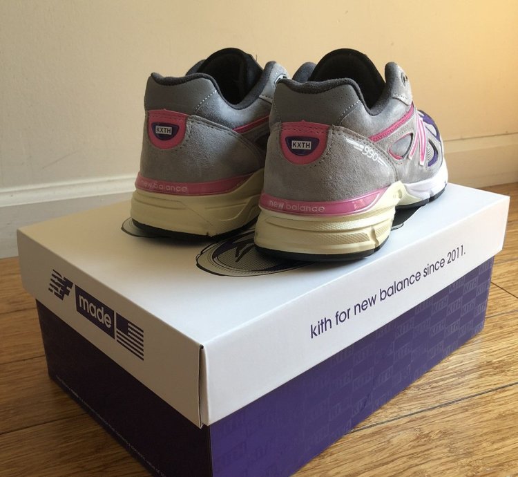 M990kt4 Kith United Arrows Sons Us 9 5 Grey Purple Pink