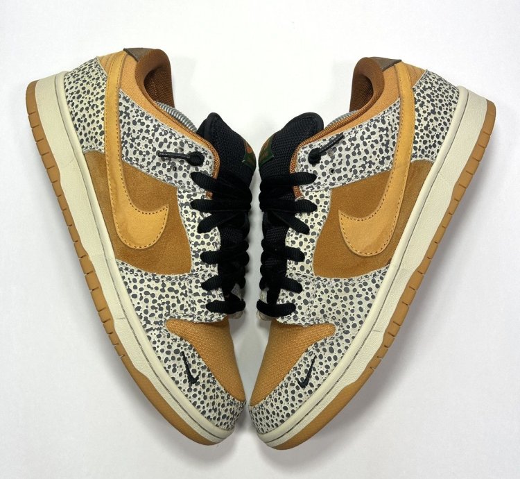 Nike Sb Dunk Low Pro Safari Shoes Size 11