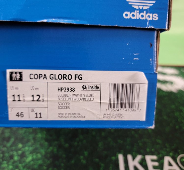 Adidas Copa Gloro Fg Soccer Cleats Blue White Mens Sz 11 5