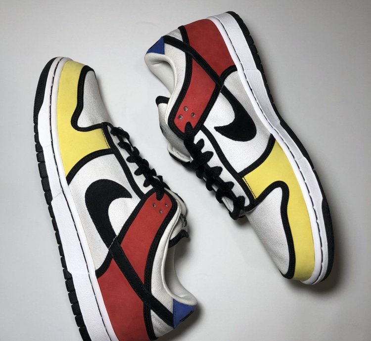 Nike Sb Dunk Low Pro Sb Piet Mondrian 2008