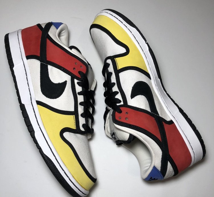 Nike Sb Dunk Low Pro Sb Piet Mondrian 2008