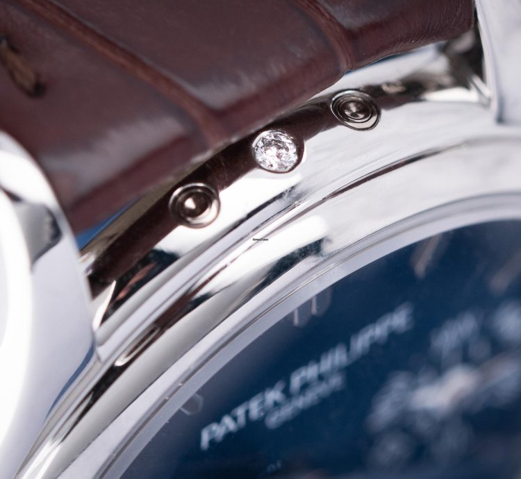 Patek Philippe Perpetual Calendar Platinum Blue Dial 5140p