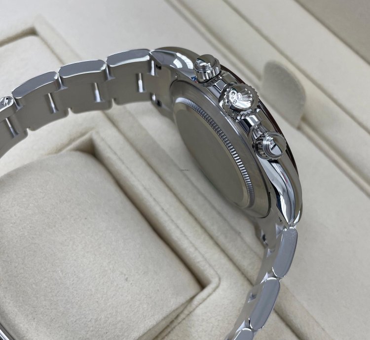 Rolex Daytona Unworn 116506 Daytona Platinum Ice Blue Index Dial 40mm Oyster Bracelet Ceramic
