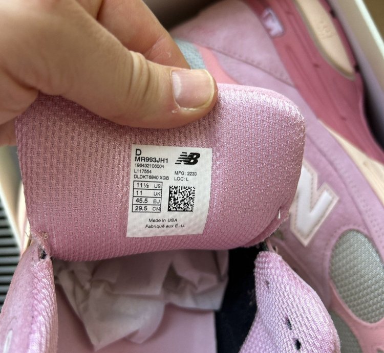 Mr993jh1 New Balance Joe Fresh Goods Pink 993