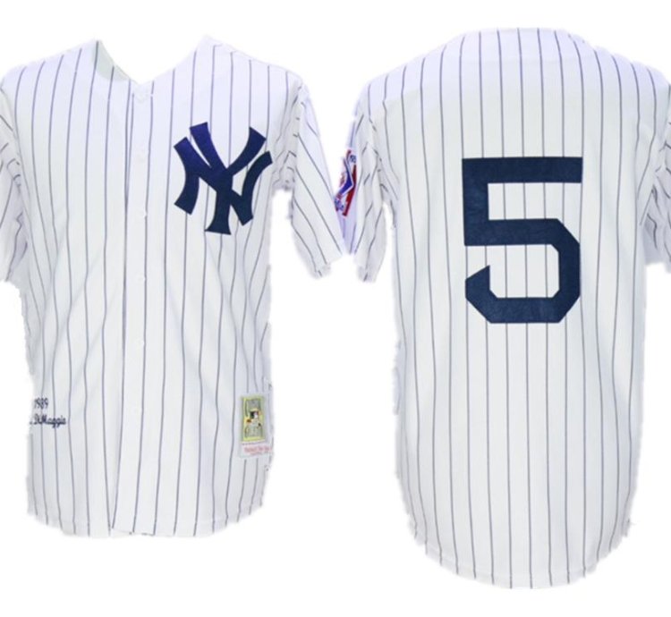 New York Yankees Joe Dimaggio White 1939 Throwback Jersey