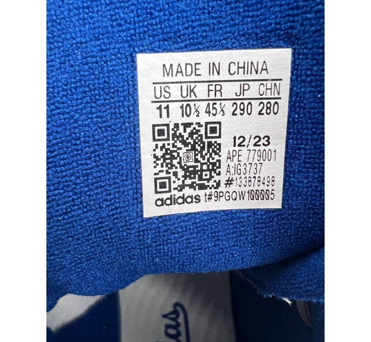 Adidas Crazy 8 Grey Royal Blue Ig3737 Sneakers Men Size 11