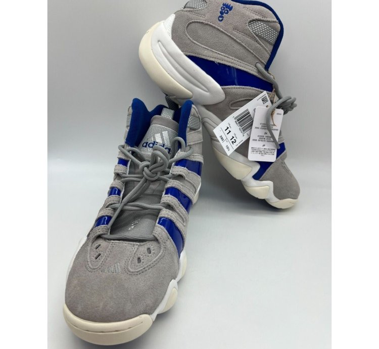 Adidas Crazy 8 Grey Royal Blue Ig3737 Sneakers Men Size 11