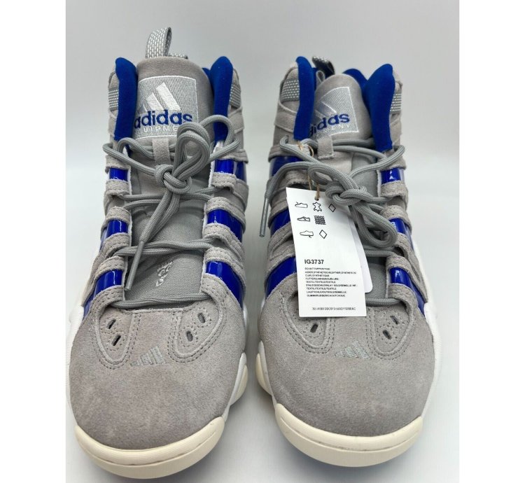 Adidas Crazy 8 Grey Royal Blue Ig3737 Sneakers Men Size 11