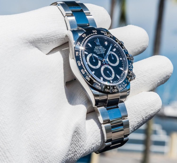 Rolex Daytona Unworn 2022 Daytona 116500ln Black Dial