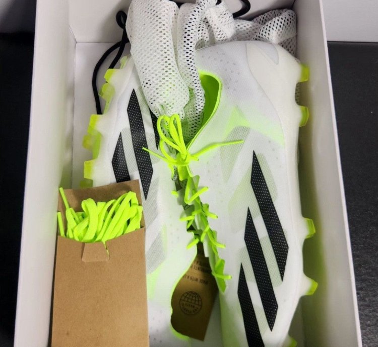 Adidas Crazyfast Fg Size 12 Cloud White Soccer Cleats