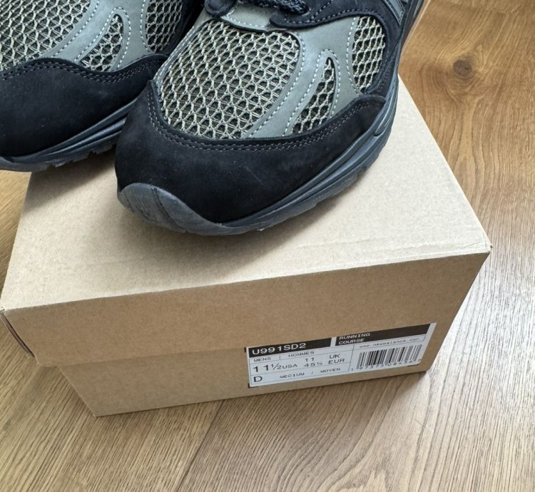 Nb Stone Island 991 V2 Black Made In Uk