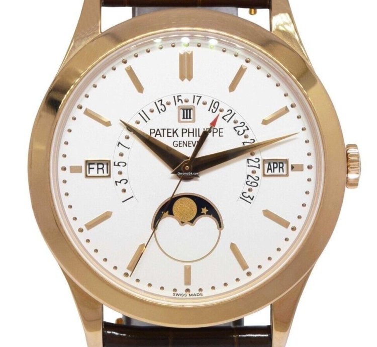 Patek Philippe Perpetual Calendar Retrograde 18k Rose Gold 5496 Box Papers 5496r