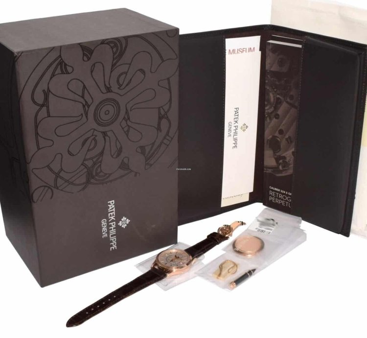 Patek Philippe Perpetual Calendar Retrograde 18k Rose Gold 5496 Box Papers 5496r