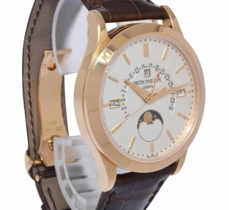 Patek Philippe Perpetual Calendar Retrograde 18k Rose Gold 5496 Box Papers 5496r