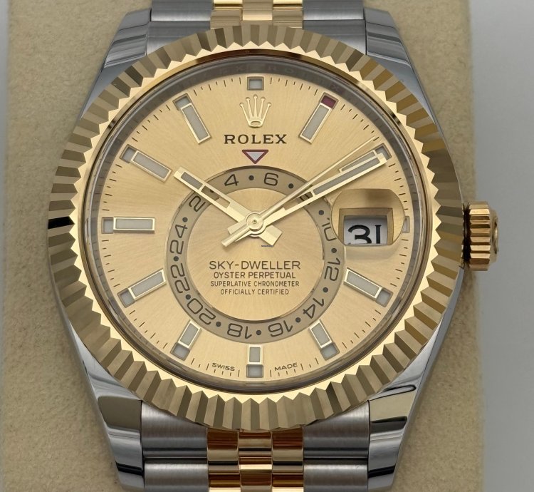 Rolex Sky-dweller Stahlgold Jubilee