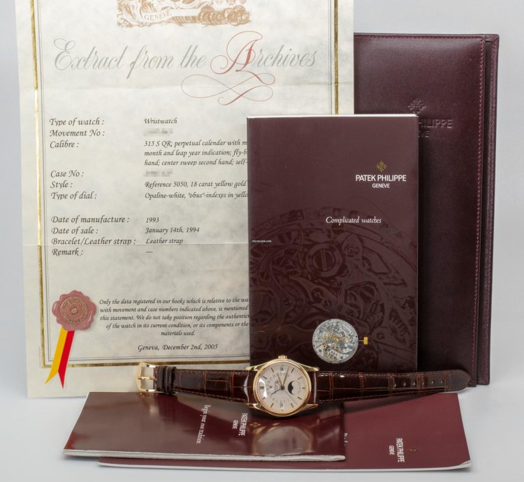 Patek Philippe Perpetual Calendar Retrograde 5050j-019