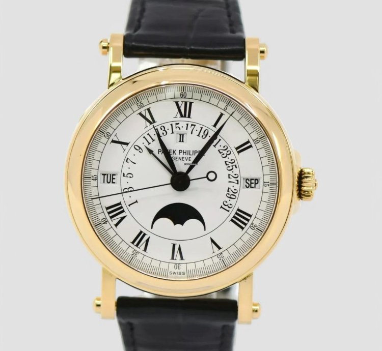 Patek Philippe Perpetual Calendar Retrograde 5059j Perpetual Calendar 18k Yellow Gold