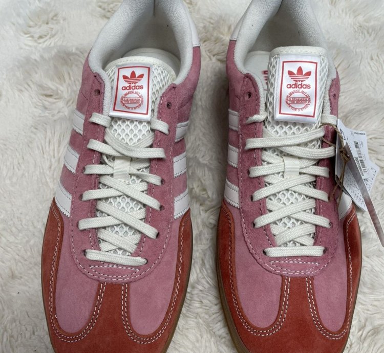 Adidas End Indoor Gazelle Laundromat Pink White Size 12