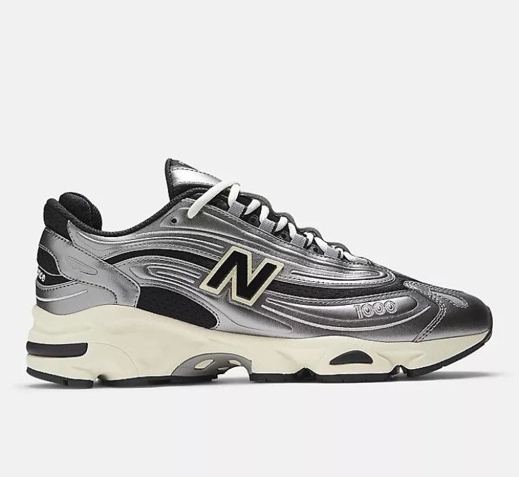 New Balance 1000 Black Silver Mettalic M1000sl