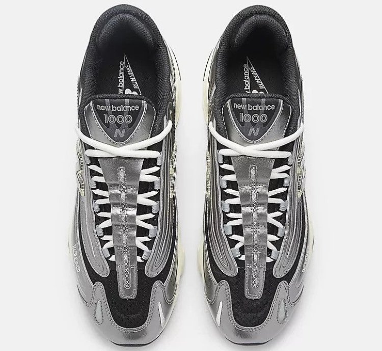 New Balance 1000 Black Silver Mettalic M1000sl