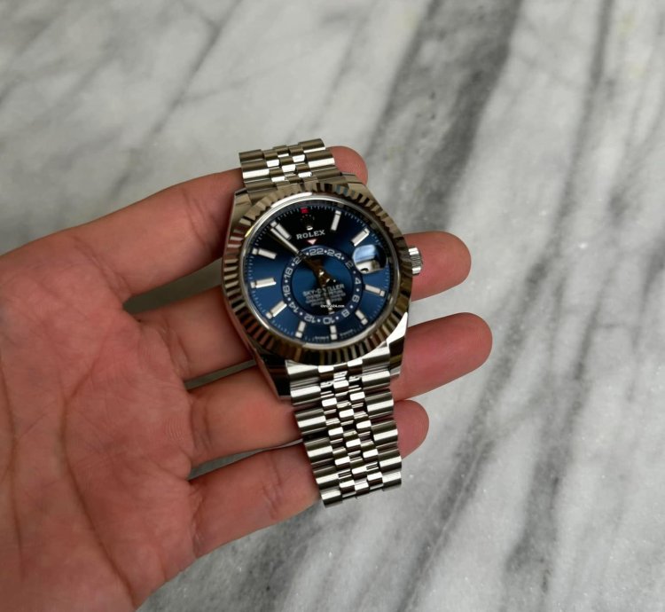 Rolex Sky-dweller Stainless Jubilee Blue Bnib 2024