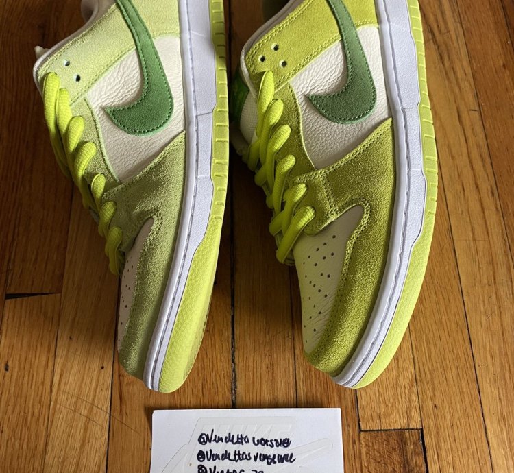 Nike Sb Dunk Low Proto Sample Green Apple Fruit Pack 1 1 Us9