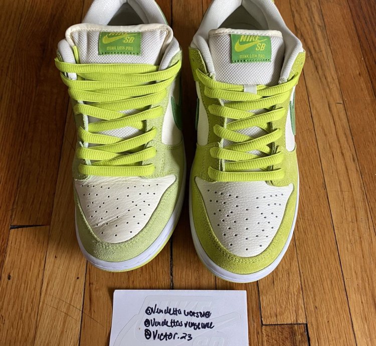 Nike Sb Dunk Low Proto Sample Green Apple Fruit Pack 1 1 Us9