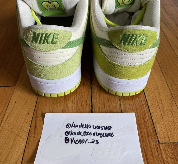 Nike Sb Dunk Low Proto Sample Green Apple Fruit Pack 1 1 Us9