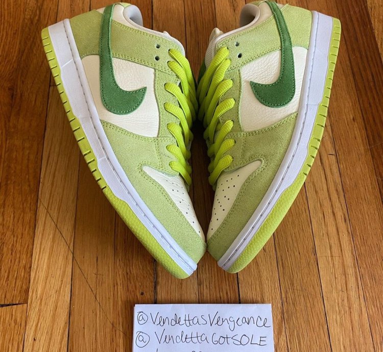 Nike Sb Dunk Low Proto Sample Green Apple Fruit Pack 1 1 Us9
