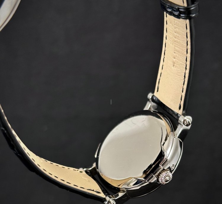 Patek Philippe Perpetual Calendar Retrograde Moonphase 18k White Gold Vintage 1990s Box Papers