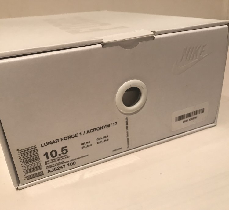 Nike Acronym Lunar Force 1 White 10 5 Us