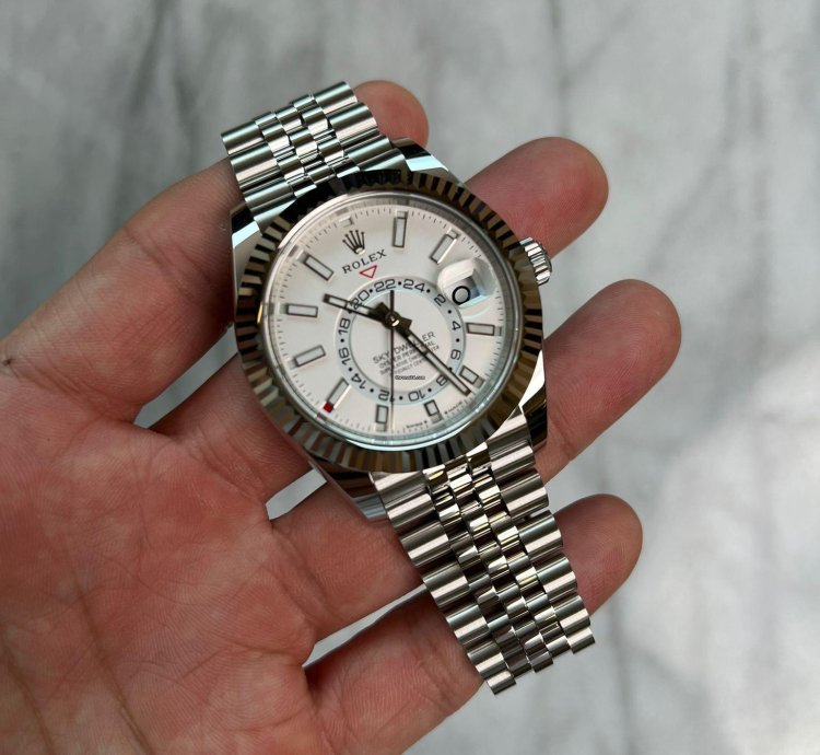 Rolex Sky-dweller Stainless Jubilee White Bnib 2024