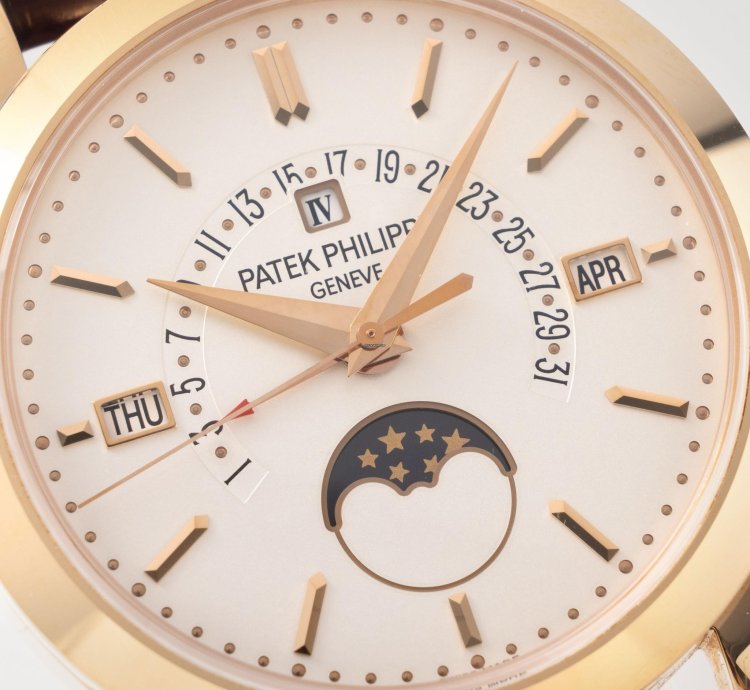 Patek Philippe Perpetual Calendar Retrograde Perpetual Calendar In 18k Rose Gold Box And Paper Set