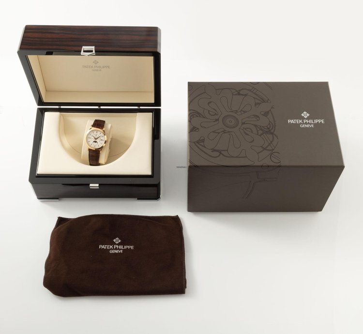 Patek Philippe Perpetual Calendar Retrograde Perpetual Calendar In 18k Rose Gold Box And Paper Set