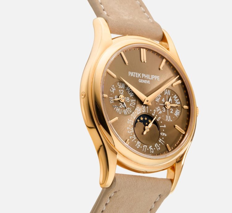 Patek Philippe Perpetual Calendar Rose Gold Brown 5140r-001 2014 Box And Papers