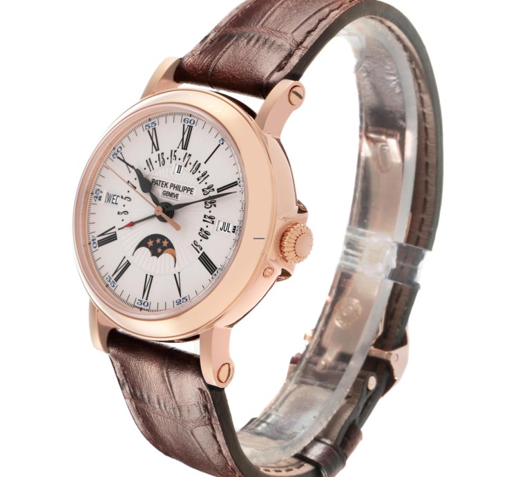 Patek Philippe Perpetual Calendar Rose Gold Mens Watch 5159 Box Papers