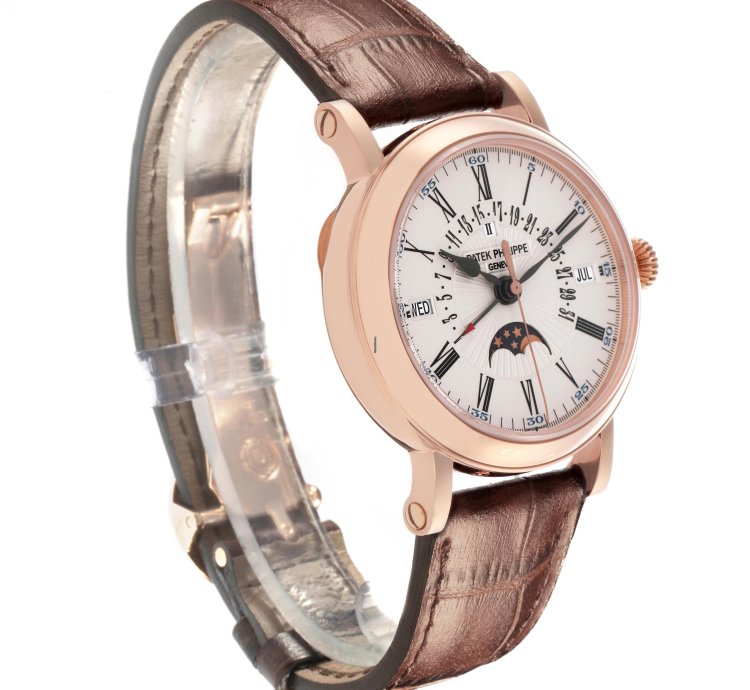 Patek Philippe Perpetual Calendar Rose Gold Mens Watch 5159 Box Papers