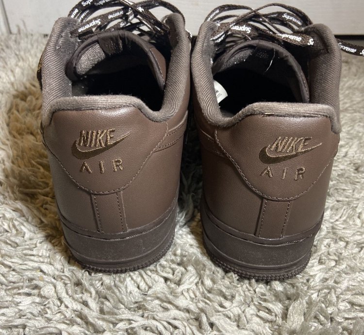 Brown Baroque Supreme Air Force 1