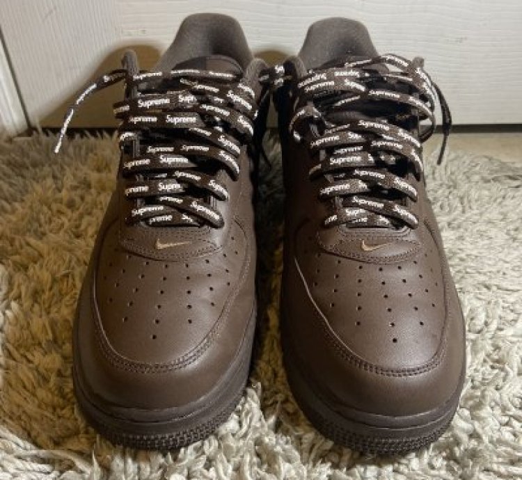 Brown Baroque Supreme Air Force 1