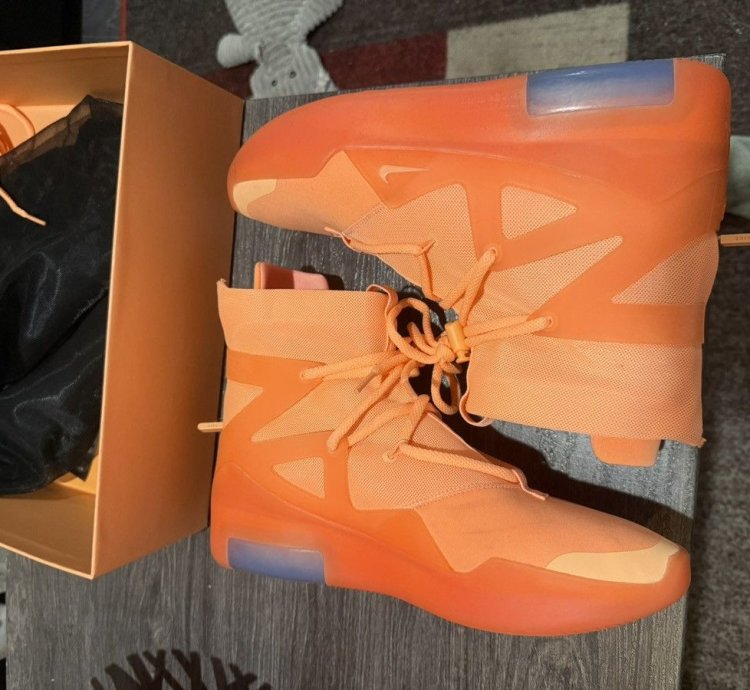 Nike Air Fear Of God 1 Orange Pulse