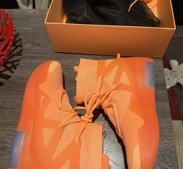 Nike Air Fear Of God 1 Orange Pulse