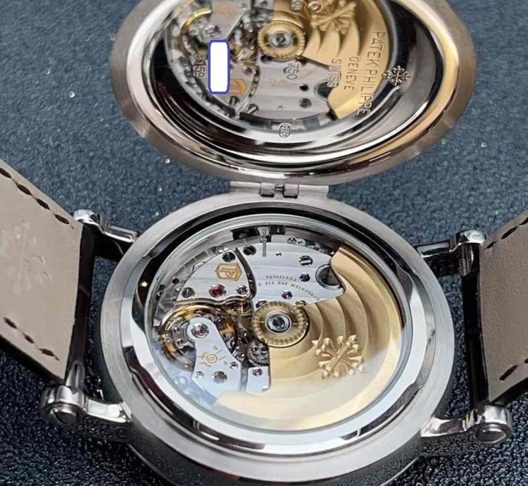 Patek Philippe Perpetual Calendar White Gold Automatic Watch 38mm Perpetual Calendar
