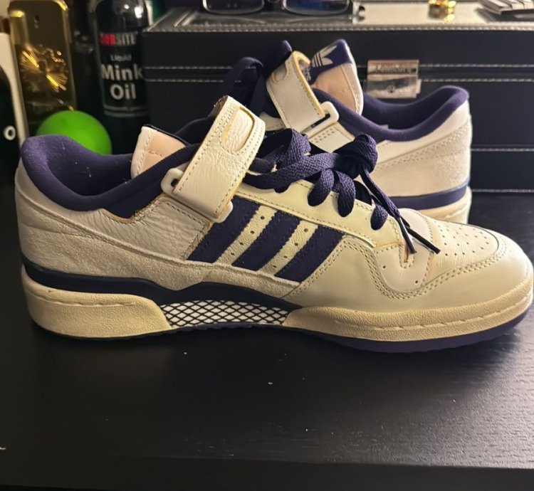 Adidas Forum 84 Low Off White Collegiate Purple Gw2009