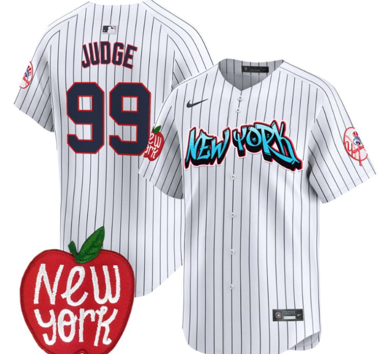 Aaron Judge Jersey 99 New York Yankees Apple Patch Vapor Premier Limited Stitched Pinstripe