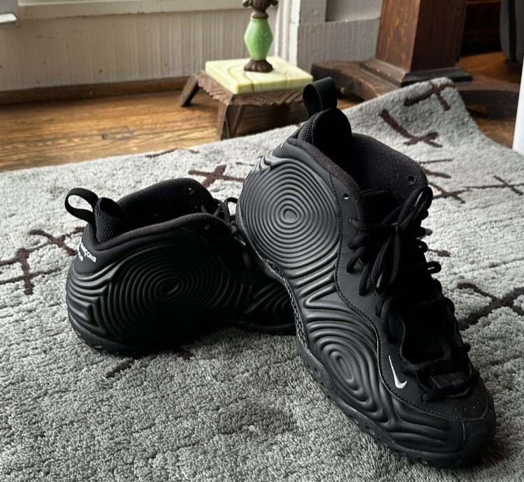Nike Air Foamposite One Comme Des Garcons Homme Plus Black