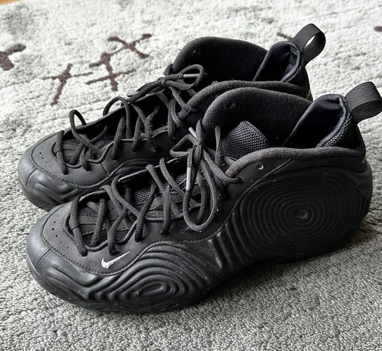 Nike Air Foamposite One Comme Des Garcons Homme Plus Black