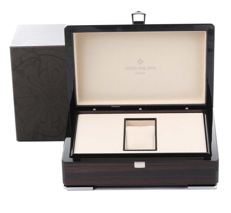 Patek Philippe Perpetual Calendar White Gold Silver Dial Mens Watch 5159